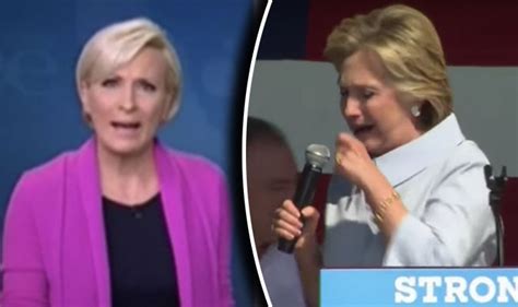 Intermittent coughing with periods of being fine in the middle is not a typical sign of cat choking. MSNBC Morning Joe debate whether to show Clinton's ...