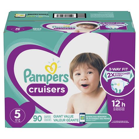 Pampers Cruisers Diapers Size 5 90 Count