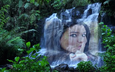 Montagem de Fotos | Efeitos para Fotos | Foto montagem em cachoeira