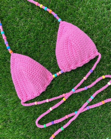 Rainbow Beaded Crochet Bikini Set Artofit