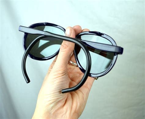 vintage 80s mirrored sunglasses aviator glasses frames made etsy