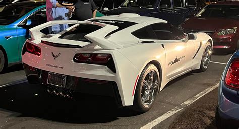 The Rear Wing On This C7 Corvette Stingray Looks Like It Took The Wrong