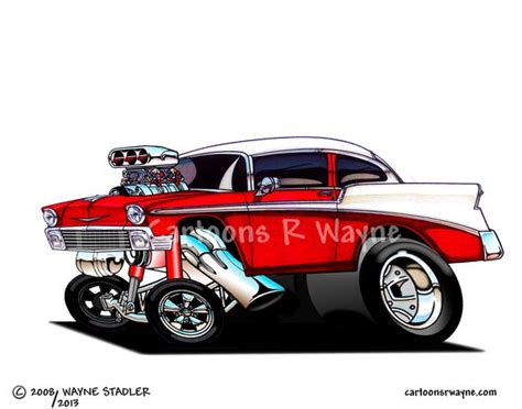 124 Best Images About 56 Chevy Gassers On Pinterest