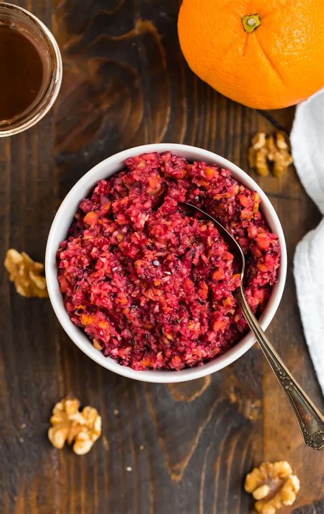 Atkins welcomes you to try our delicious cranberry, orange and walnut relish recipe for a low carb lifestyle. Easy homemade cranberry orange relish in a white bowl with walnuts | Cranberry orange relish ...