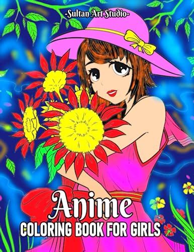 Anime Coloring Book For Women 45 Cute Anime Coloring Pages And