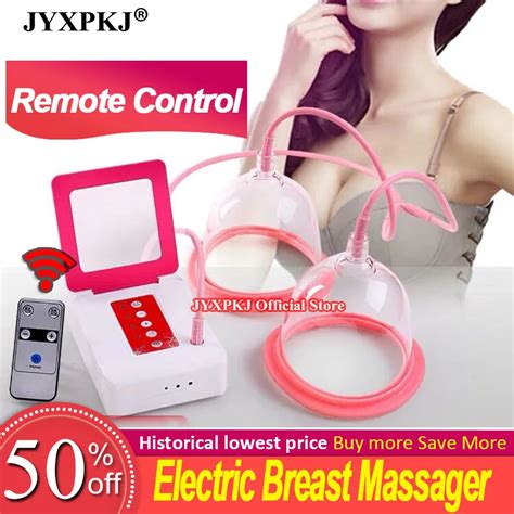 Electric Breast Massage Instrument Remote Control Breast Massager Chest Massage Breast
