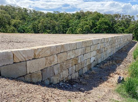 Premium B Grade Sandstone Rock Walls Brisbane And Gold Coast