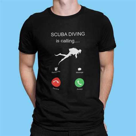 Scuba Dive Diving T Shirt Unisex Fit Sizes Ideal For Etsy