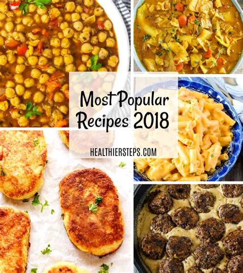 Top 10 Most Popular Recipes Of 2018 Most Popular Recipes Popular