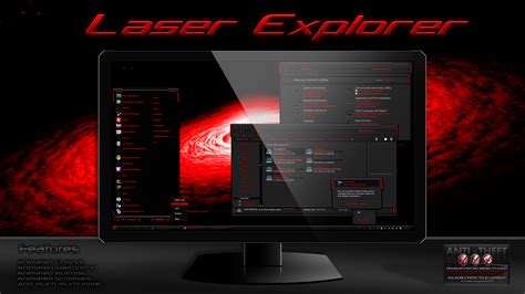 Laser Expoler Theme For Windows 7 By Designfjotten By Designfjotten On