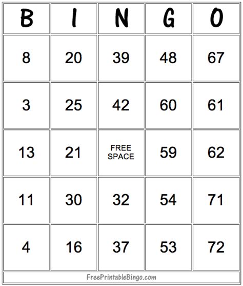 49 Printable Bingo Card Templates Free Bingo Cards Free Printable
