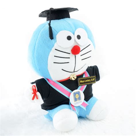 Jual Boneka Doraemon Wisuda Large - Kado wisudaku