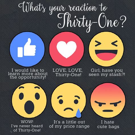 Whats Your Reaction To Thirty One Graphic For Your