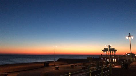 Sunset From Brighton Beach This Evening Rbritpics