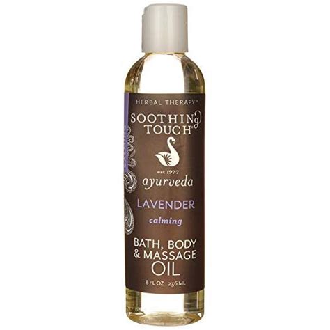 Soothing Touch Bath And Body Oil Lavender 8oz Massage Oil Essential Oils For Massage Oil