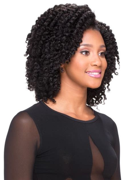 Synthetic Thick Curl Capless Medium Hair Afro Wigs For Black Women