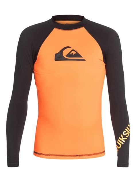 All Time Long Sleeve Rash Vest Aqbwr03001 Quiksilver