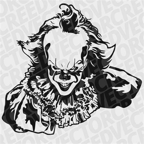 Download Pennywise svg It svg it 2017 svg it chapter two stencil | Etsy