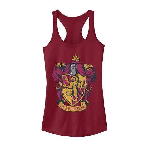 Juniors Harry Potter Gryffindor House Crest Tank Top Harry Potter