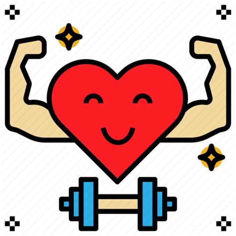 Exercise Harden Healthy Heart Strength Strong Icon