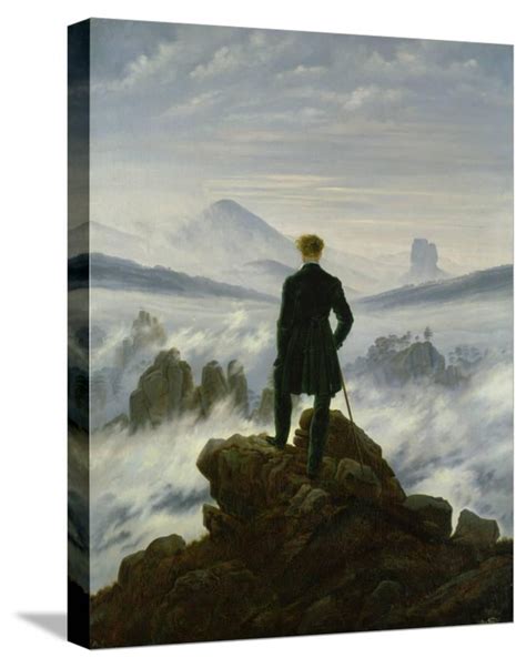 The Wanderer Above The Sea Of Fog About 1818 Scenic Gallery Wrapped