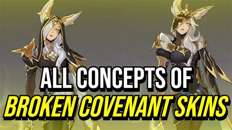 All Concepts Of Broken Covenant Skins Mf Riven Xayah Rakan