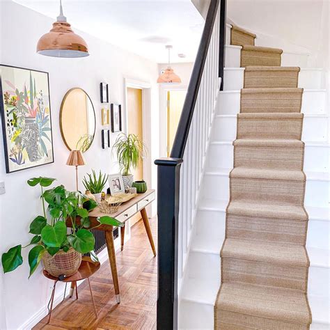 See How This Clever Ikea Stair Runner Rug Hack Transformed This Hallway
