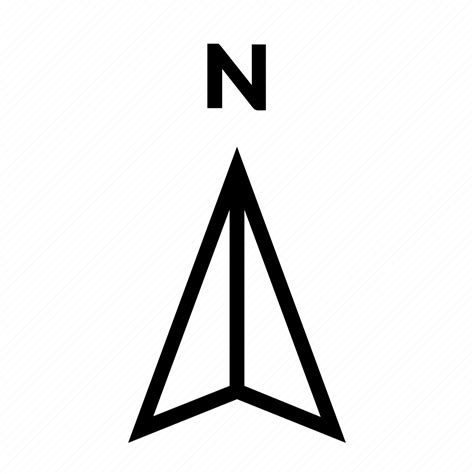 North Sign In Architecture Floor Plan North Arrow Png