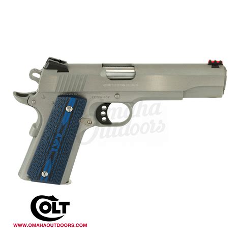 Colt 1911 Series 70 Competition Stainless 5 Pistol 45 Acp O1070ccs