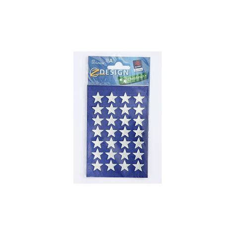 Themed Stickers Stars Paper Silver Stars Silver 100019330