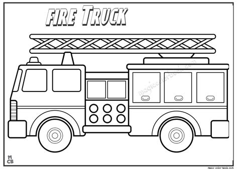 All coloring pages found here are believed to be in the public domain. Fire Truck Free Coloring Pages 234 - VoteForVerde.com ...