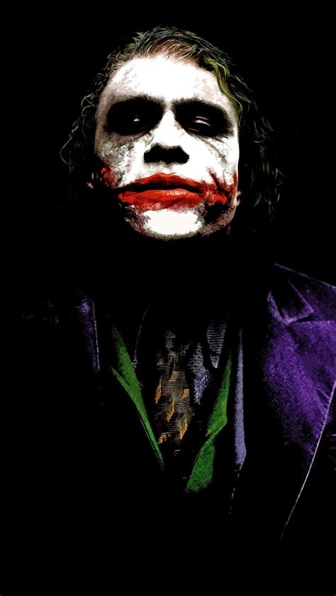 Heath Ledger Joker Iphone Wallpapers Top Free Heath Ledger Joker