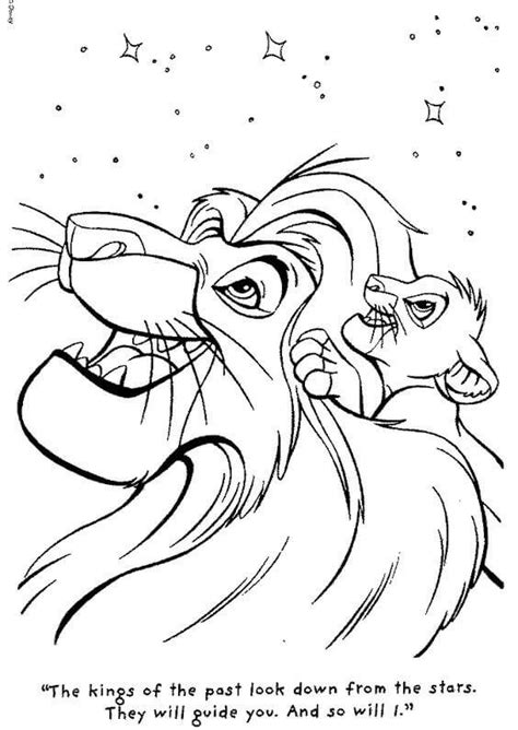 Download Free Printable The Lion King Coloring Pages