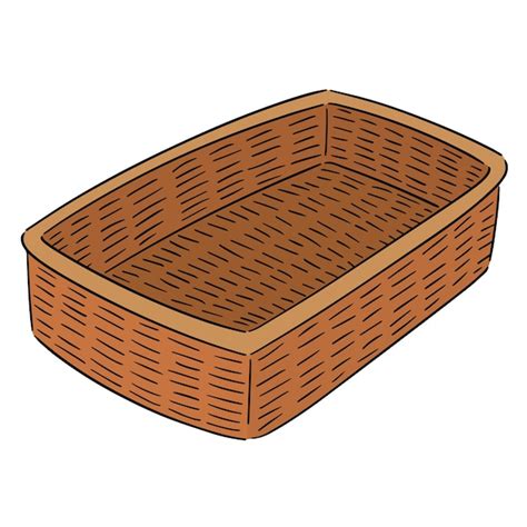 Premium Vector Vector Of Wicker Basket