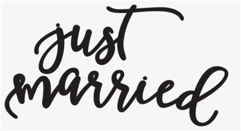 Transparent Just Married Png Just Married Clipart Png Png Download Transparent Png Image