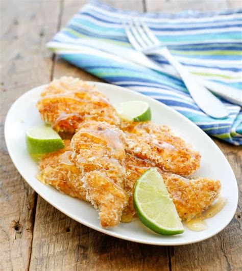 Crunchy Honey Lime Chicken Southern Plate