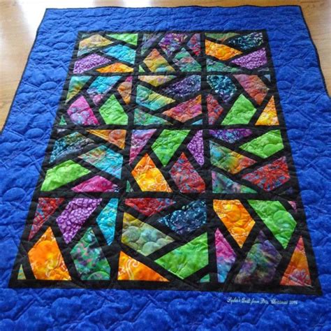 Free Batik Stained Glass Quilt Pattern Stained Quilt Glass Quilts