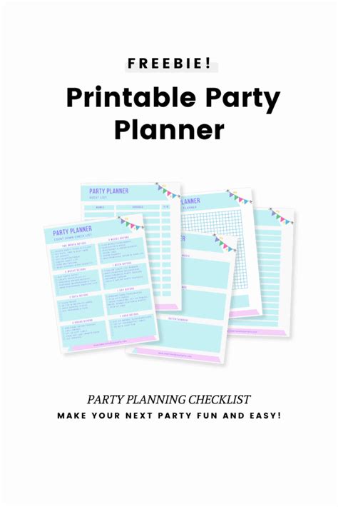 Free Printable Party Planner Intentional Hospitality