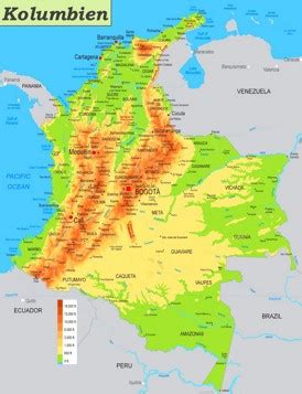 The cheapest way to get from bogotá to cartagena costs only $41, and the quickest way takes just there are 5 ways to get from bogotá to cartagena by plane, bus or car. Kolumbien Karte | Landkarten von Kolumbien