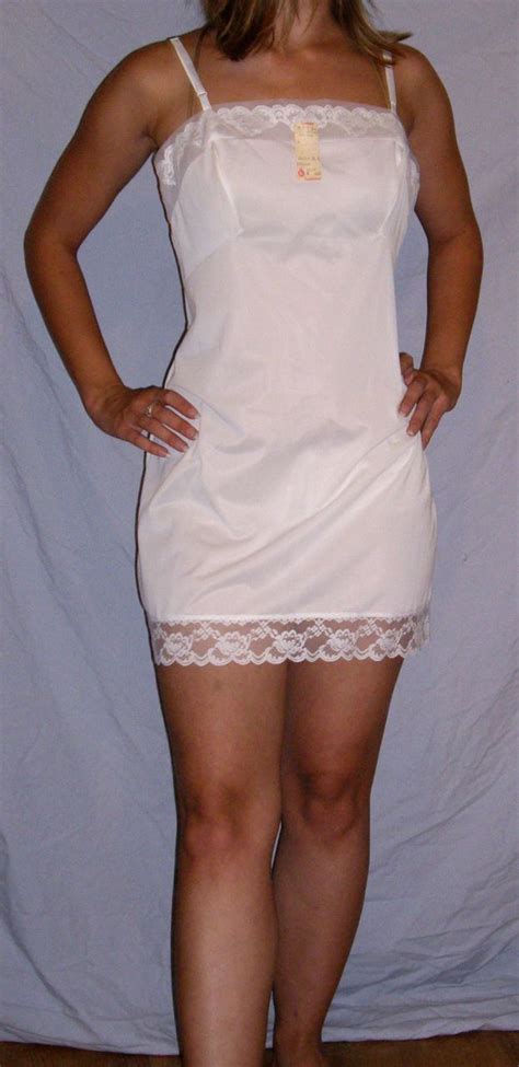 Vintage 1960 Lorraine White Mini Full Slip New Nwt Nos Size 36 From Missjewel On Ruby Lane