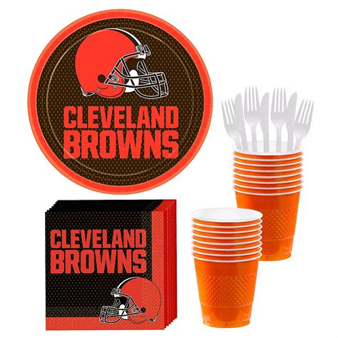 Cleveland Browns Party Kit For 18 Guests Party City
