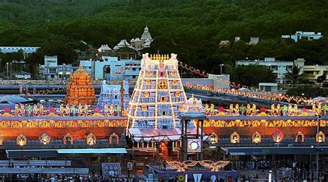 Venkateswara Temple On Tirumala Hills In Tirupati Tirumala Vaikunta