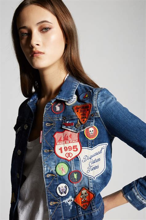 Mix & match this shirt with other items to create an avatar that is unique ☁ steph ☁ jacket, leather, autumn, fall, seasonal, open, buttons, undershirt, christmas, holiday, snow, winter, jolly, red, white, bells, hipster. Dsquared2 ‎Patches Denim Jacket ‎ ‎ ‎ - ‎Denim Outerwear ...