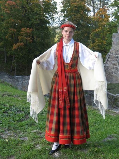 Latvia Traditional Clothing Folk Costume Traditional Outfits
