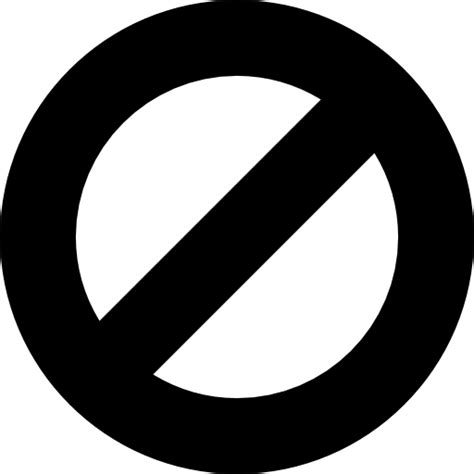 No Entry Free Signs Icons