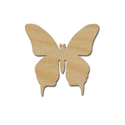 Copy of Butterfly Shape Unfinished Wood Craft Cutout Variety of Sizes ...