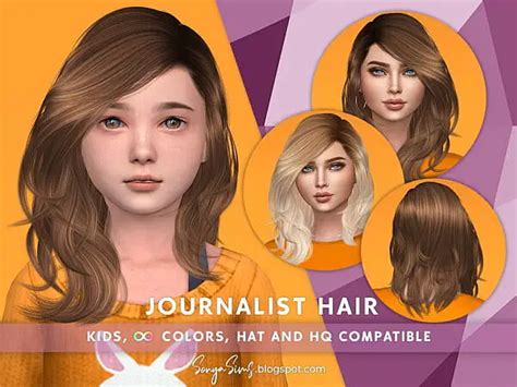 Sonya Sims Bryan Hair And Abena Hair Sims 4 Hairs Vrogue