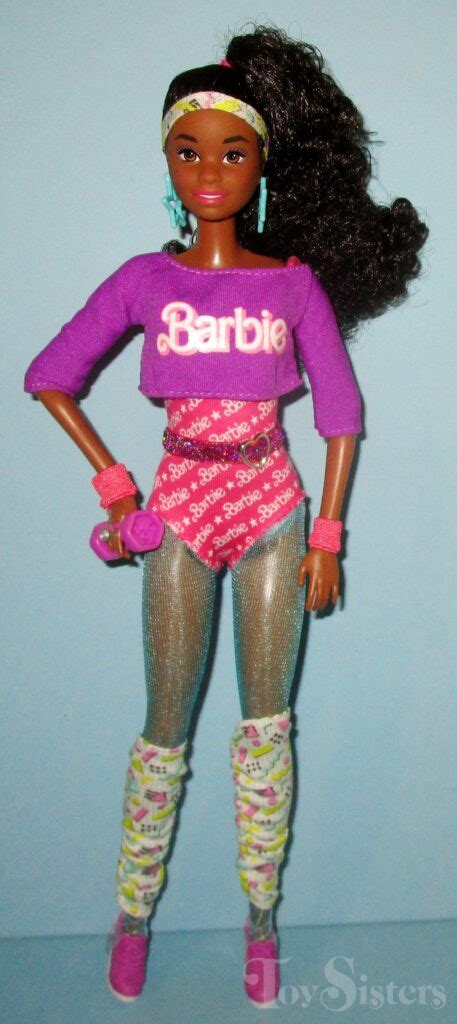 2021 Barbie Rewind Doll 80s Edition Workin Out Gtj87 Toy Sisters