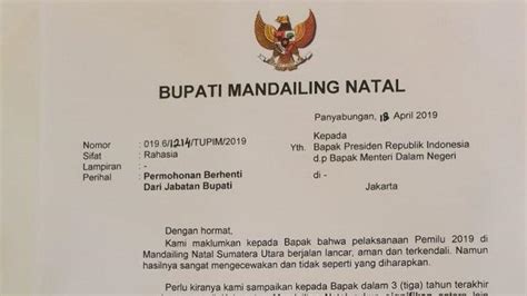 Sebanyak rp 250 juta telah dia ambil. Contoh Surat Pengunduran Diri Dari Caleg