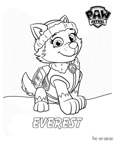 Paw patrol bilder zum ausdrucken coloring pages for kids. Paw Patrol coloring pages | Print and Color.com | coloring ...